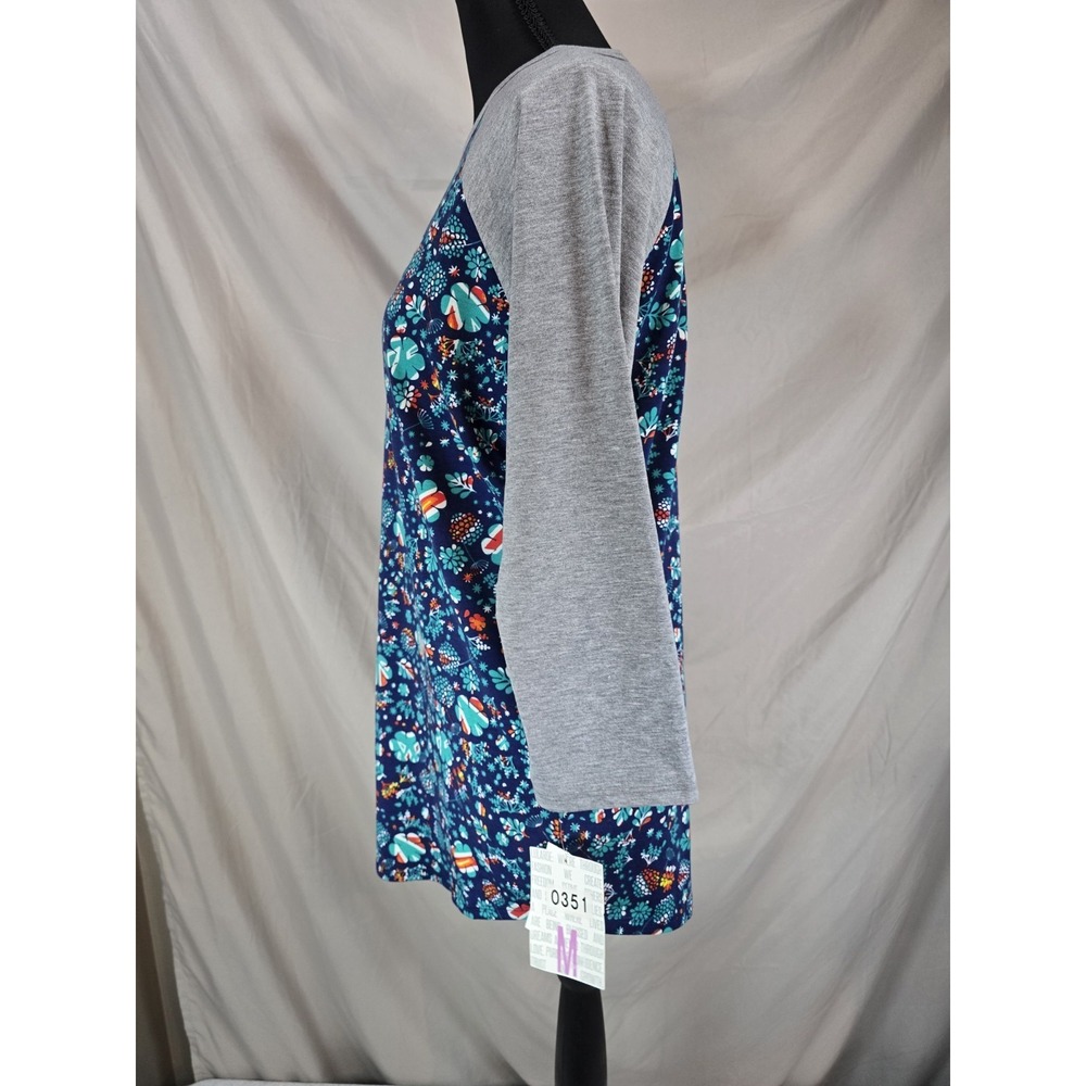 Lularoe Randy 3/4 Sleeve Shirt New With Tags Medium M Womens - Picture 2 of 5